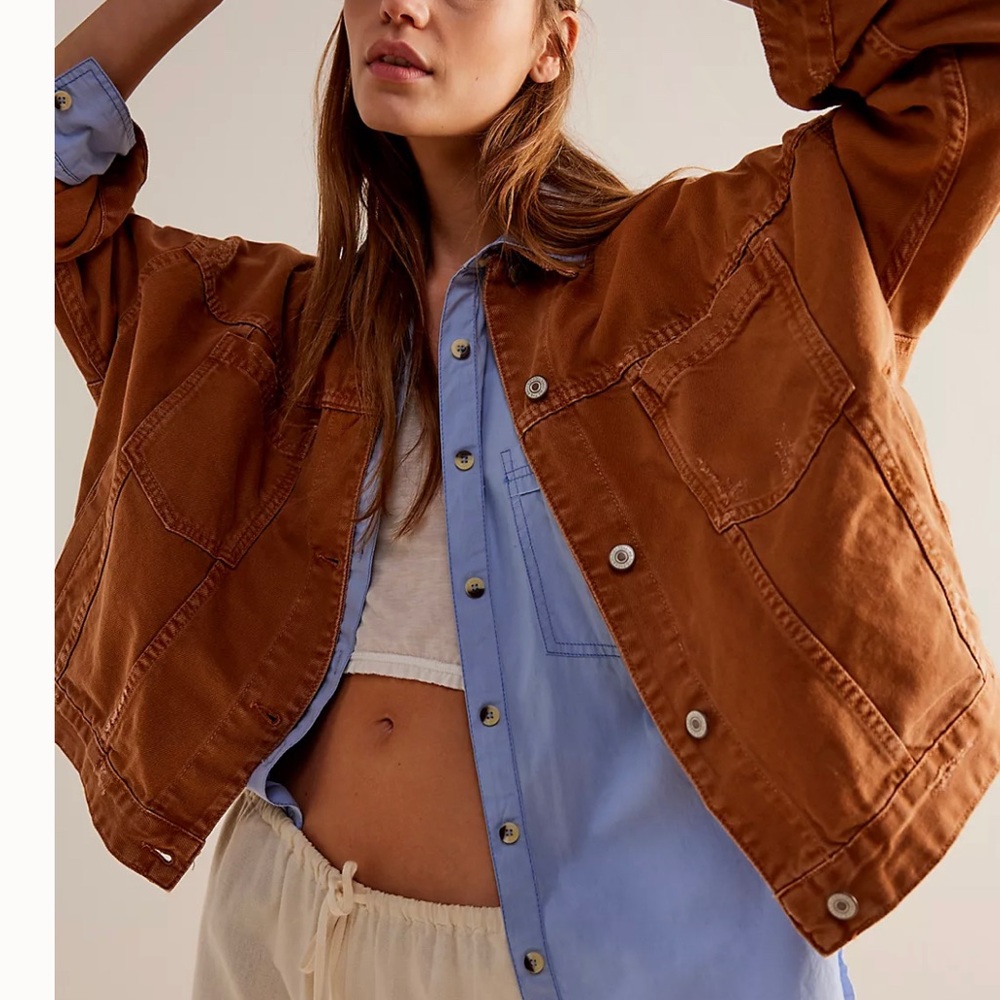 Free People Women's Opal Swing Denim Jacket